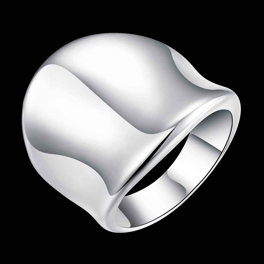 Silver Thumb Plate Ring