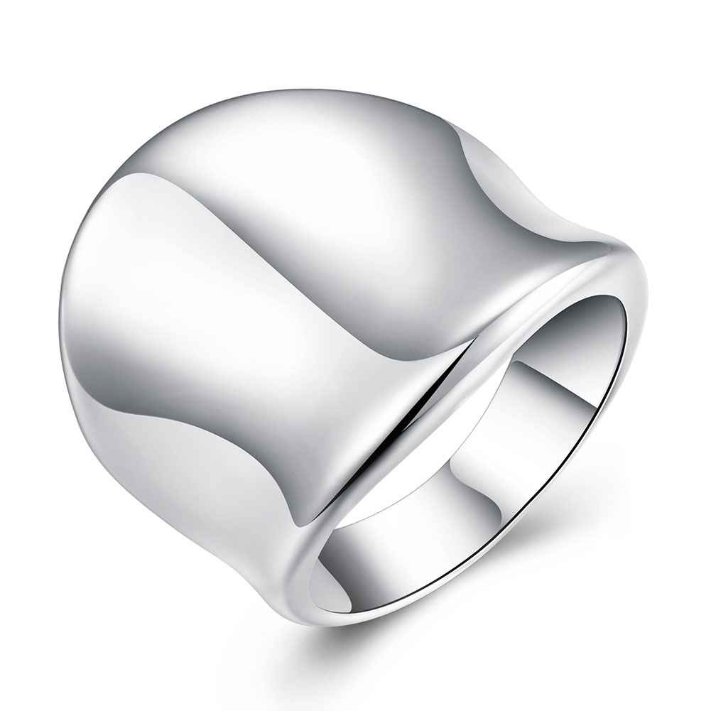 Silver Thumb Plate Ring