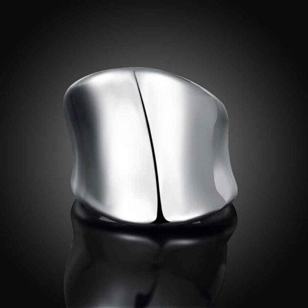 Silver Thumb Plate Ring