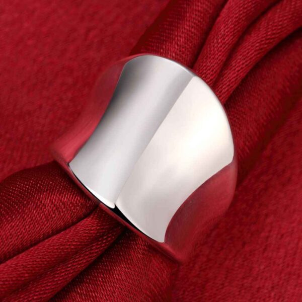 Silver Thumb Plate Ring