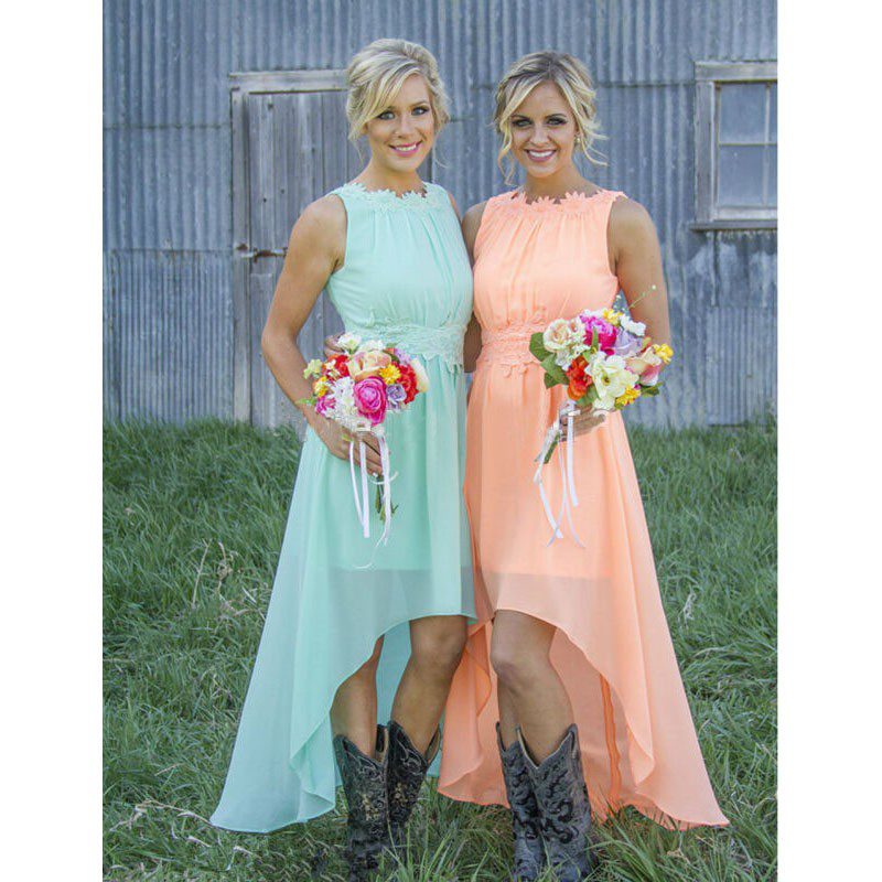 Peach Bridesmaid Dresses Under