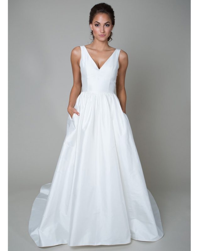 Vintage V Neck See Through Long White Boho Beach Wedding Dress With ...