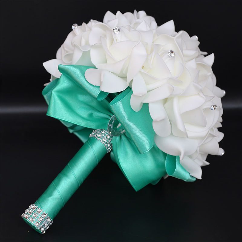Rose Ribbon Bridal Bouquet