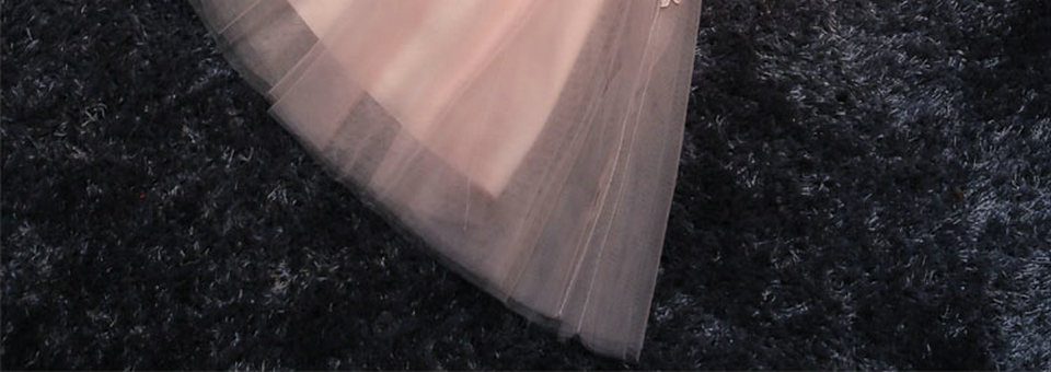 Elegant Pearl Pink Prom Dresses 2020 Sexy Prom Dress Short V Neck Appliques Beading Lace Up Knee-Length Graduation Party Gowns
