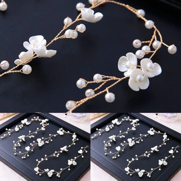 Pearl Flower Handmade Hairband Beads