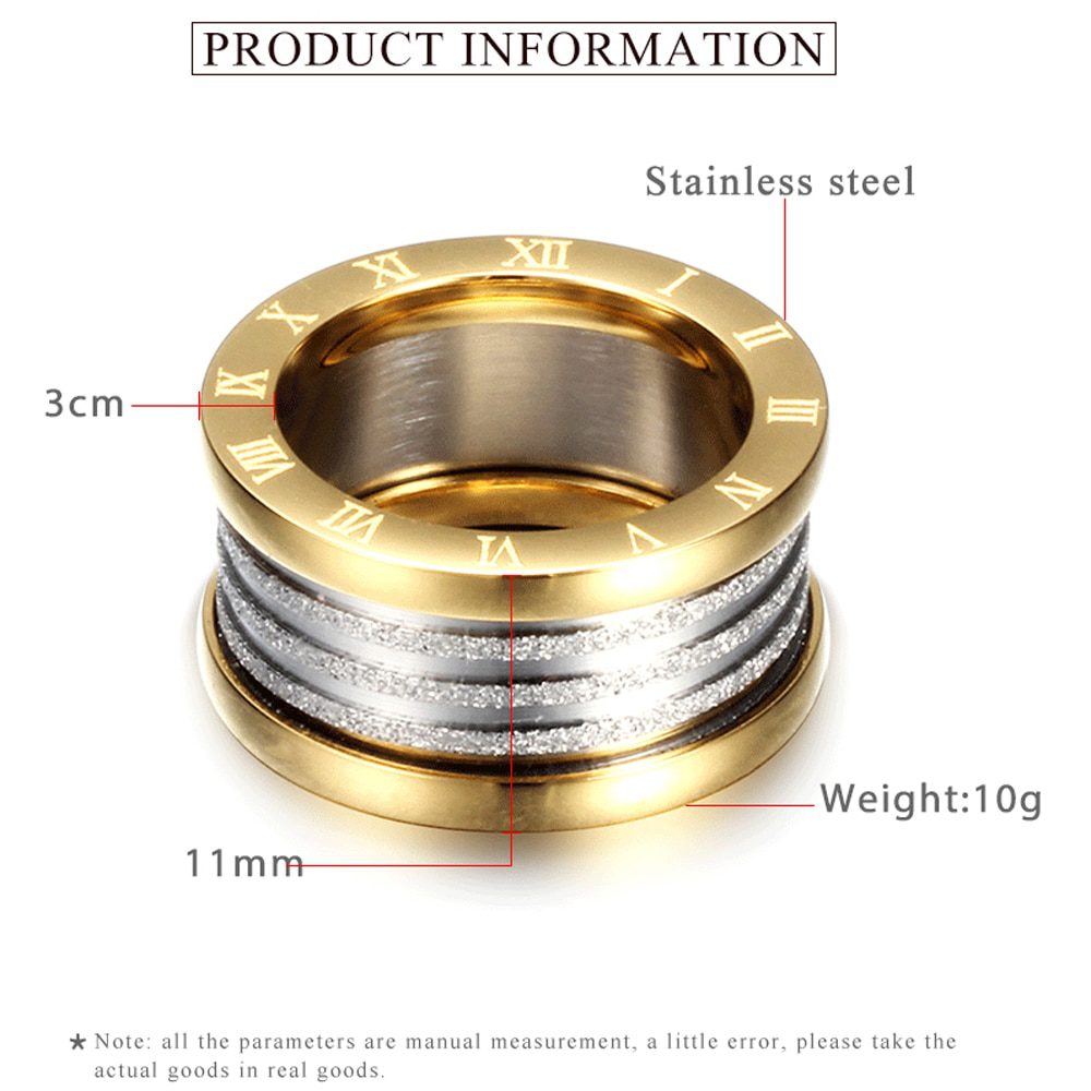Antique Retro Stainless steel Rings For Women Men Jewelry Anillos Engagement Wedding Bague Homme Party Accessories Vintage