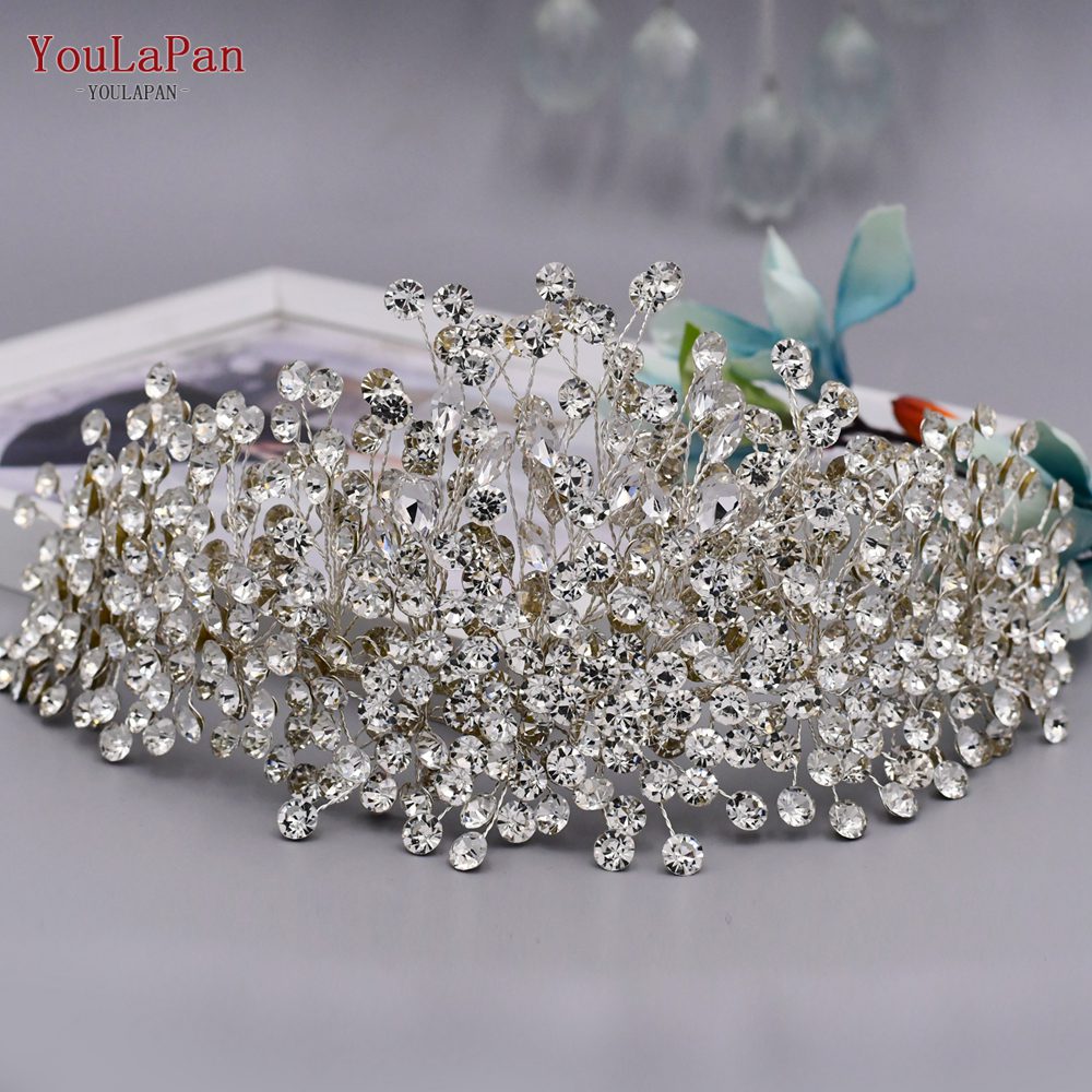 Crystal Ornaments Rhinestone Wedding Crown Tiara