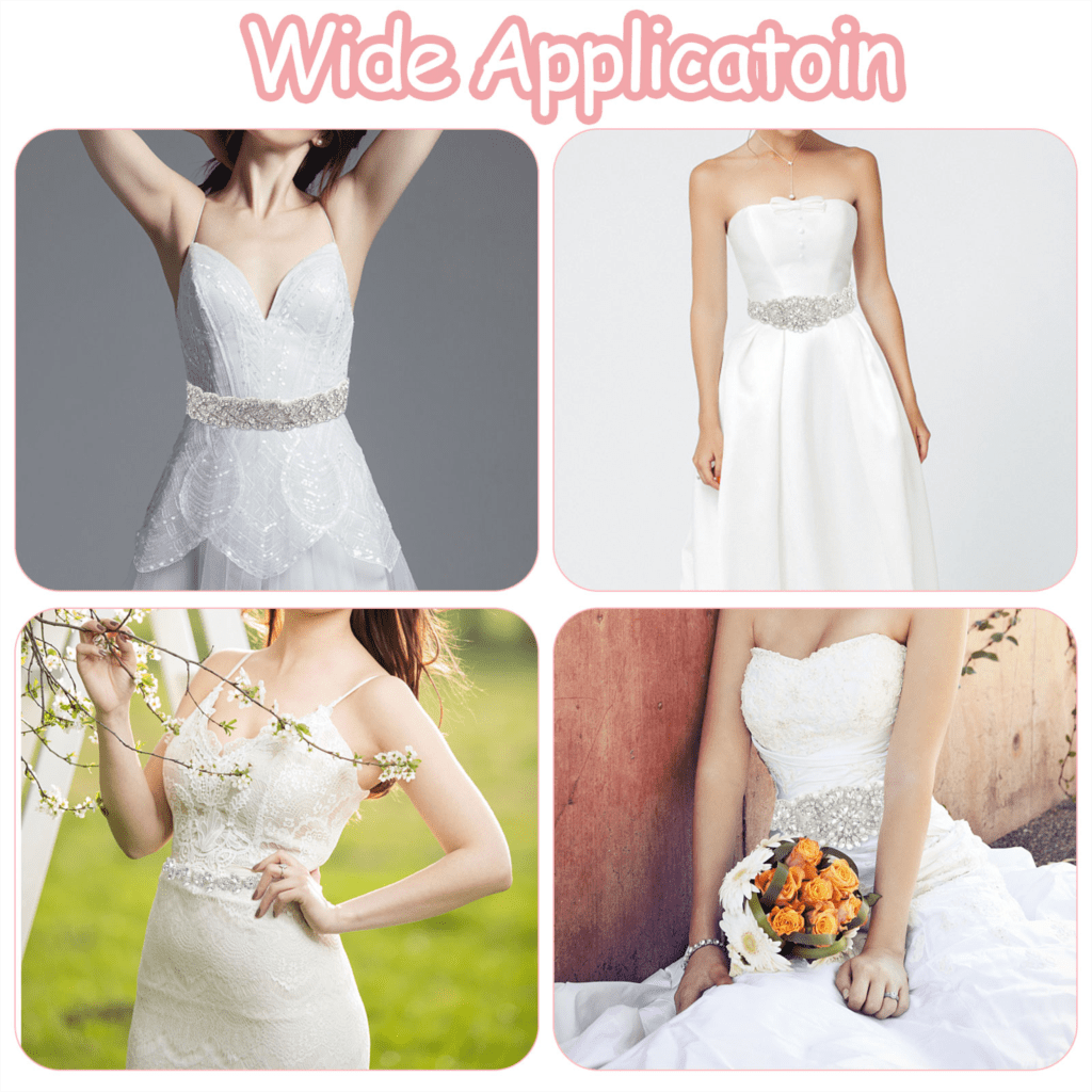 Bridal Belt Sash Rhinestones Wedding Dress Belt Bridal Belt Wedding Dress Belt Crystal Satin
