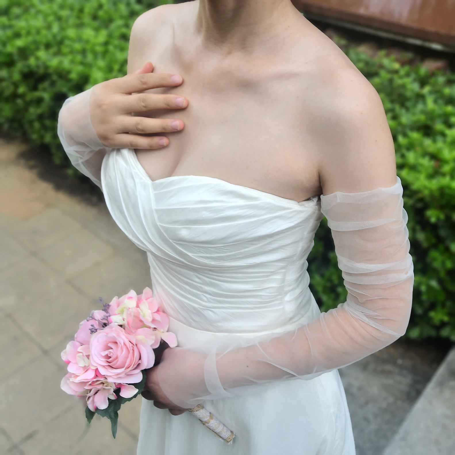 Women's Arm Sleeves Bridal Gloves