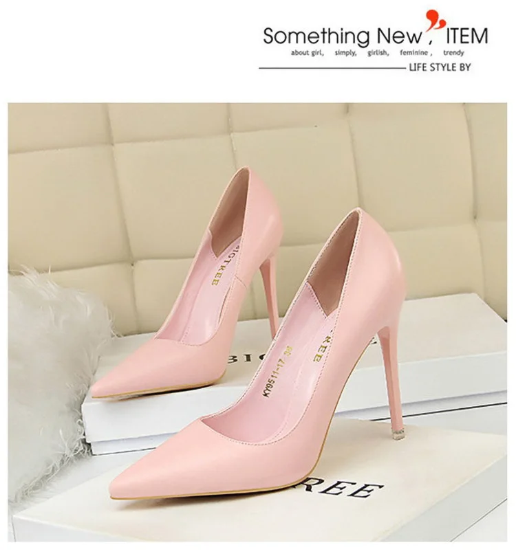 Elegant White Wedding Stiletto Shoes