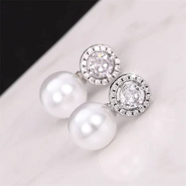 Sweet Pearl Earrings Wedding Party Jewelry