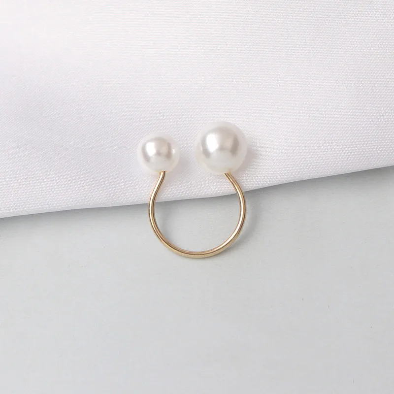 Pearl Adjustable Wedding Engagement Ring