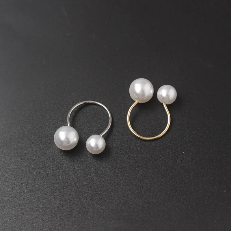 Pearl Adjustable Wedding Engagement Ring