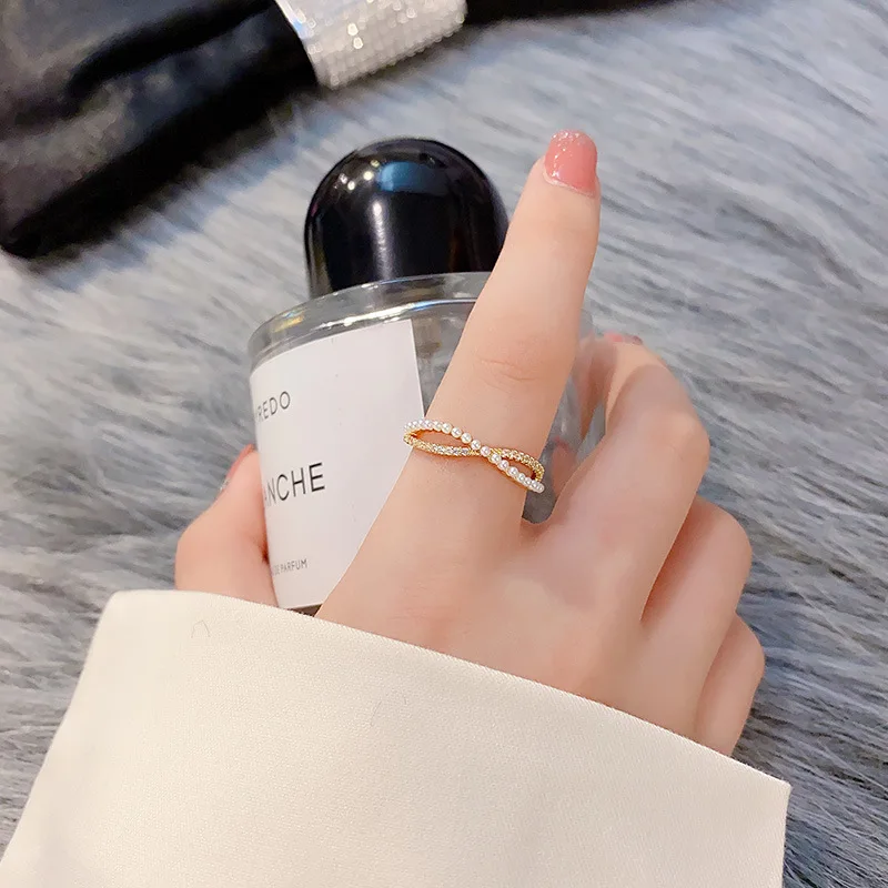 Simple Adjustable Ring Engagement Wedding Jewelry