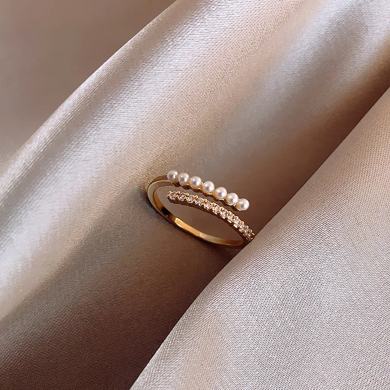 Simple Adjustable Ring Engagement Wedding Jewelry