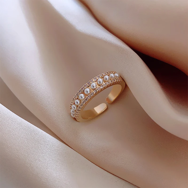 Simple Adjustable Ring Engagement Wedding Jewelry