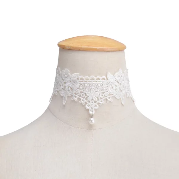 Elegant Pearl Choker Vintage Wedding Jewelry