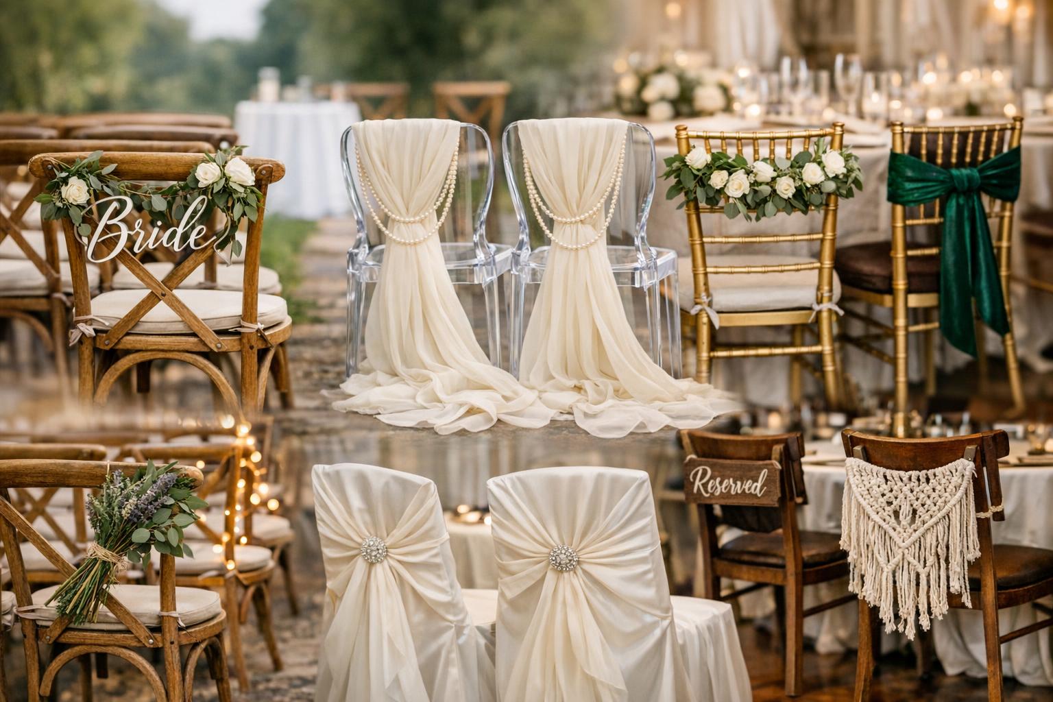 7 Photo-Ready Wedding Chair Decor Ideas for Any Venue