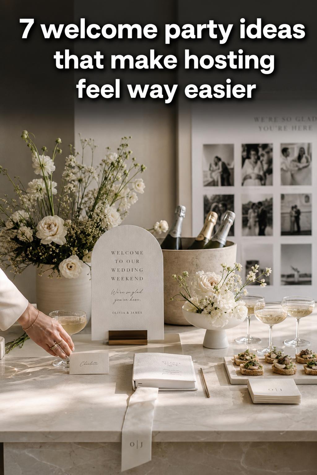 Welcome party ideas with a festive table setup, balloons, and cheerful decorations in a bright home